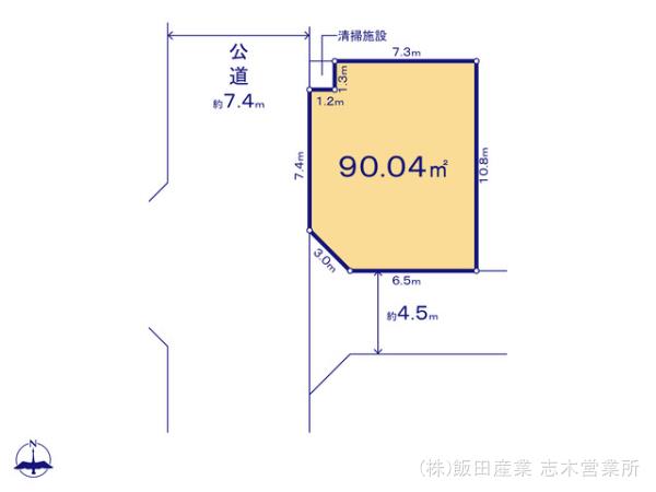 ハートフルタウン足立区伊興二丁目の見取り図