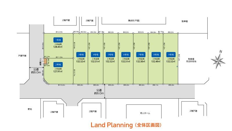 ブルーミングガーデン上尾市小泉８丁目９棟の見取り図