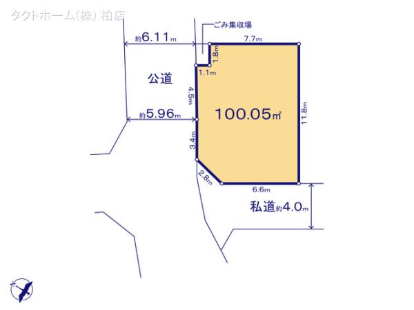 グラファーレ4245松戸市河原塚５期７棟の見取り図