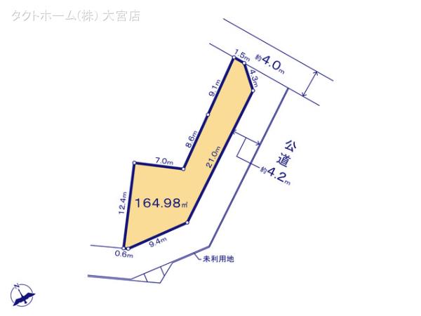 グラファーレ4208さいたま市道祖土５期７棟の見取り図