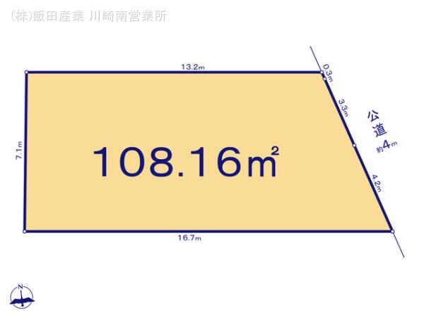 ハートフルタウン横浜市瀬谷区中央26番7の見取り図