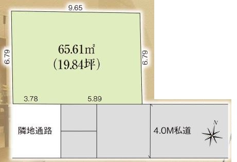 グラファーレ4282上尾市上町２期１棟の見取り図
