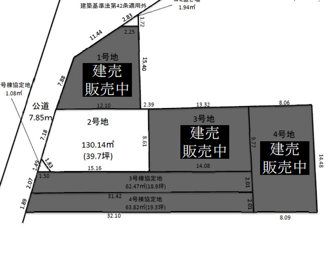 リナージュ市原市諏訪２３－１期の見取り図