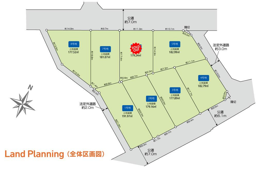 ブルーミングガーデン糟屋郡志免町王子２丁目８棟の見取り図