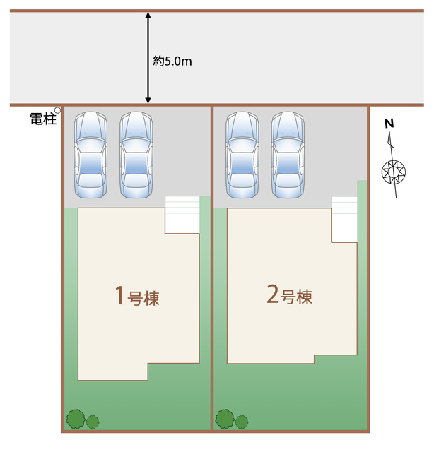 ハートフルタウン西区西大宮4丁目12番の見取り図