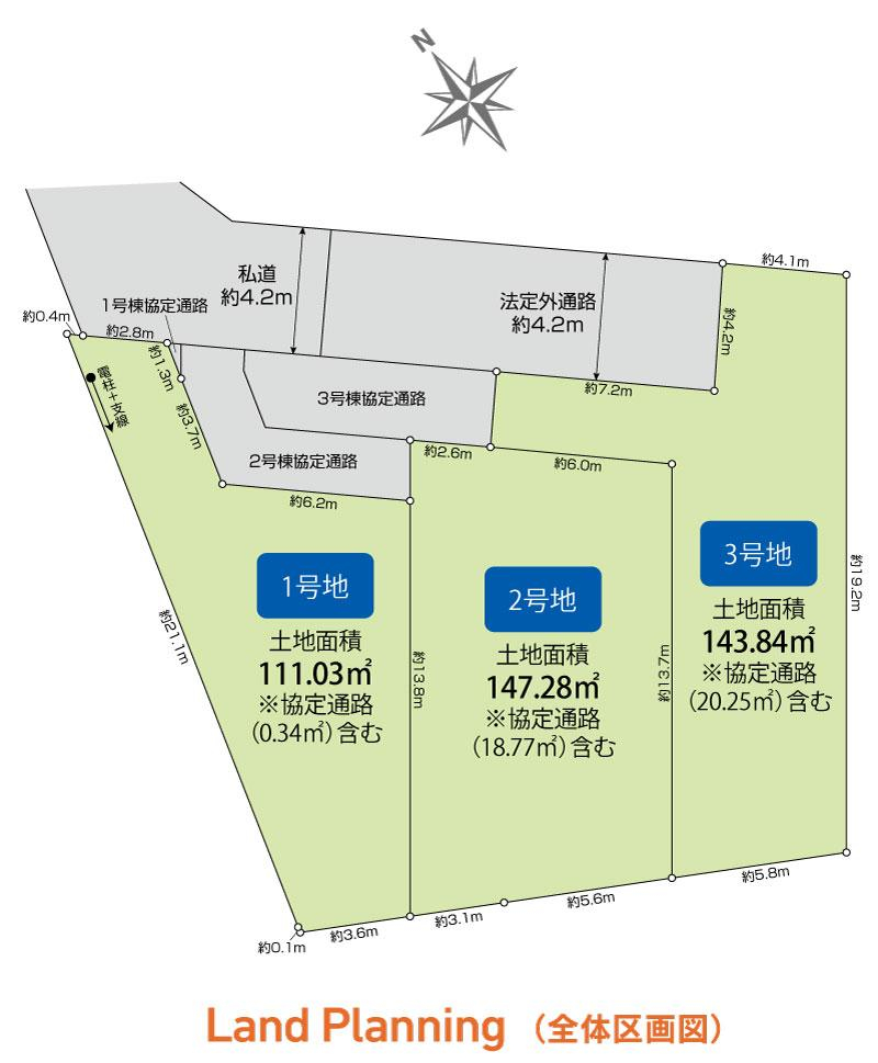 ブルーミングガーデン志木市上宗岡１丁目３棟の見取り図
