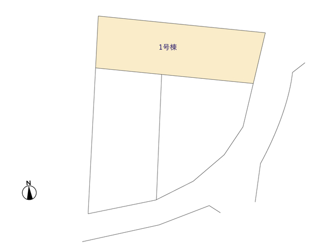 グラファーレ4246大和高田市曽大根３棟の見取り図