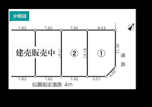 リナージュ豊橋市松井町　第１期の見取り図