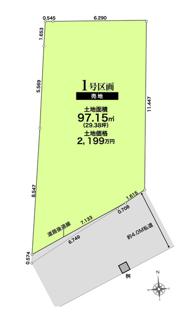 リナージュ川口安行領根岸　第１期の見取り図
