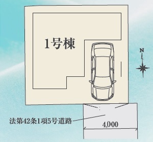 リナージュ新座市栄２３－３期の見取り図