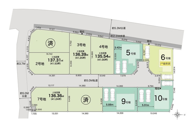 リナージュ千葉市中央区生実町２３－１期の見取り図