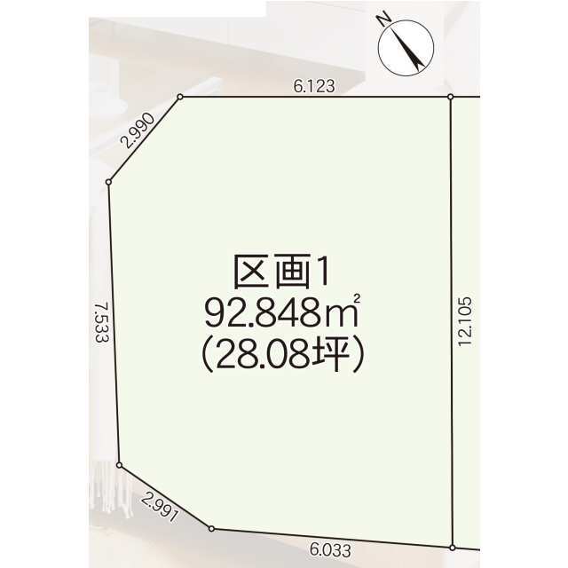 クレイドルガーデン笠間市旭町 第6の見取り図
