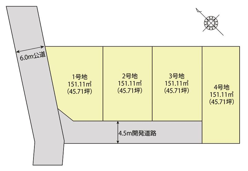 ブルーミングガーデン町田市木曽西３丁目２期４棟の見取り図