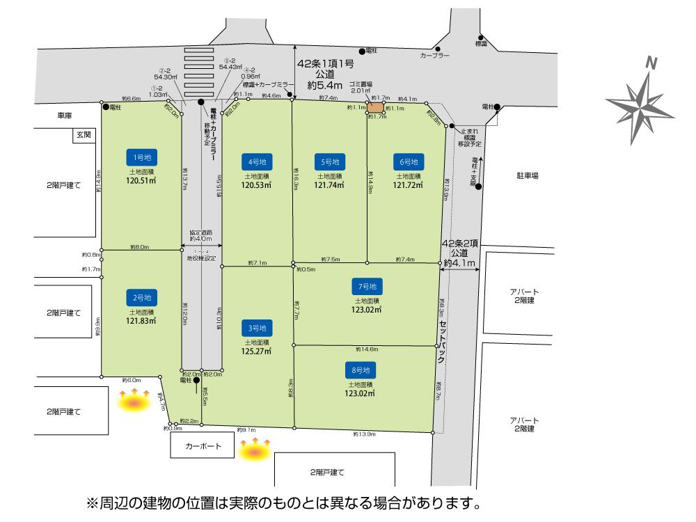 ブルーミングガーデン所沢市小手指元町２丁目８棟の見取り図