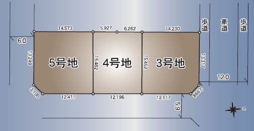 クレイドルガーデン宮崎市恒久 第14の見取り図