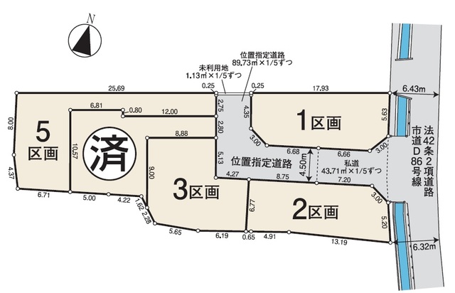 リナージュ日野市日野　第１期の見取り図