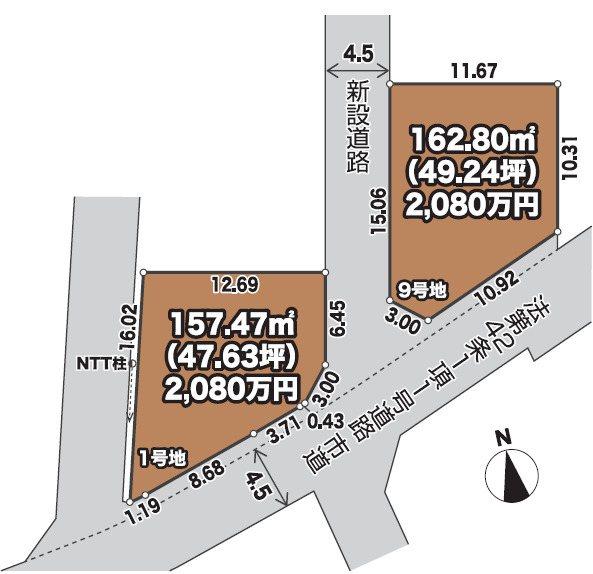 リナージュ八王子市川口町　第２期の見取り図