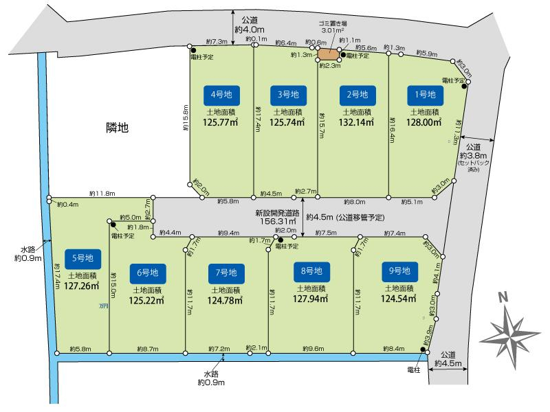 ブルーミングガーデン相模原市南区新戸９棟の見取り図