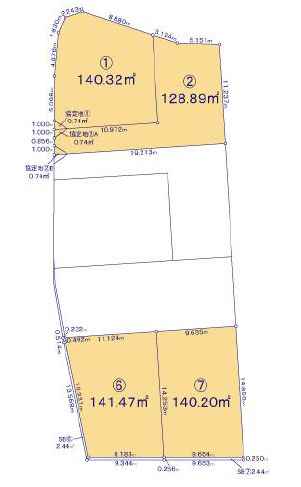 リナージュ豊橋二川町　第１期の見取り図