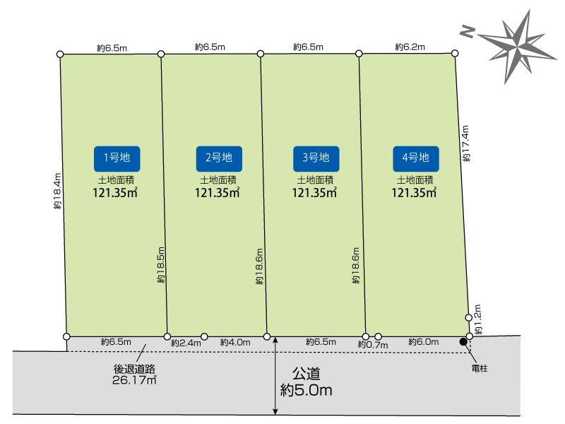 ブルーミングガーデン東村山市野口町２丁目４棟の見取り図
