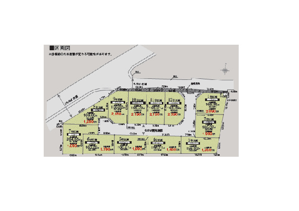 リナージュ船橋二和西５丁目　第１期の見取り図