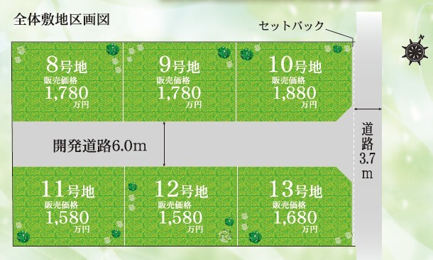 リナージュ名古屋市港区船頭場　第１期の見取り図