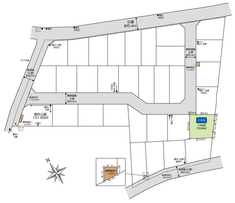 市川市大野町3丁目 区画図