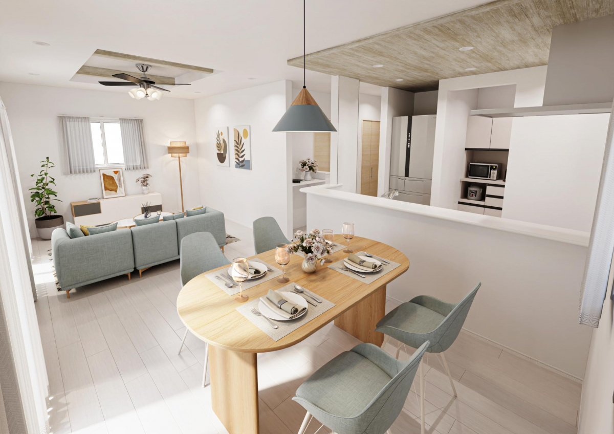 参考プラン/内観CGパース（リビング）※家具付きの販売ではございません。 