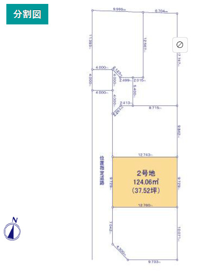 リナージュ豊川堺町２丁目　第１期の見取り図