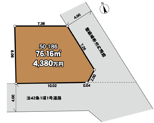 リナージュ練馬東大泉７丁目　第２期の見取り図