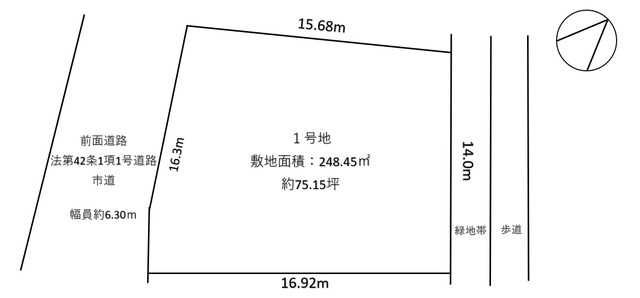 リナージュ川西市水明台１丁目０１期の見取り図