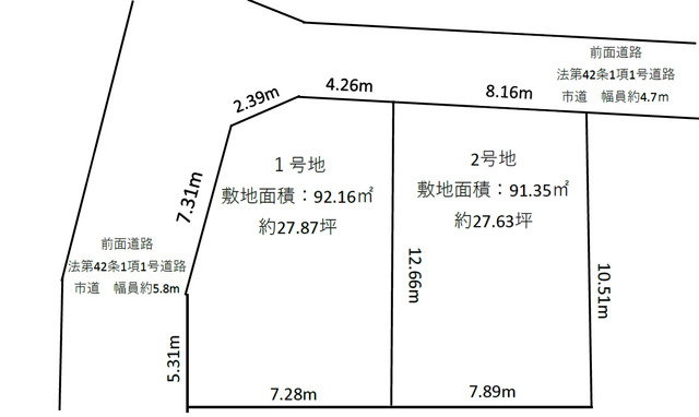 リナージュ豊中市西緑丘３丁目０１期の見取り図