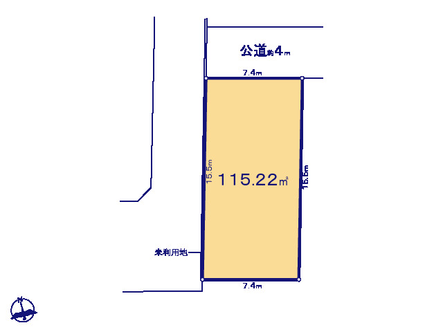 グラファーレ4348越谷市袋山１９期１棟の見取り図