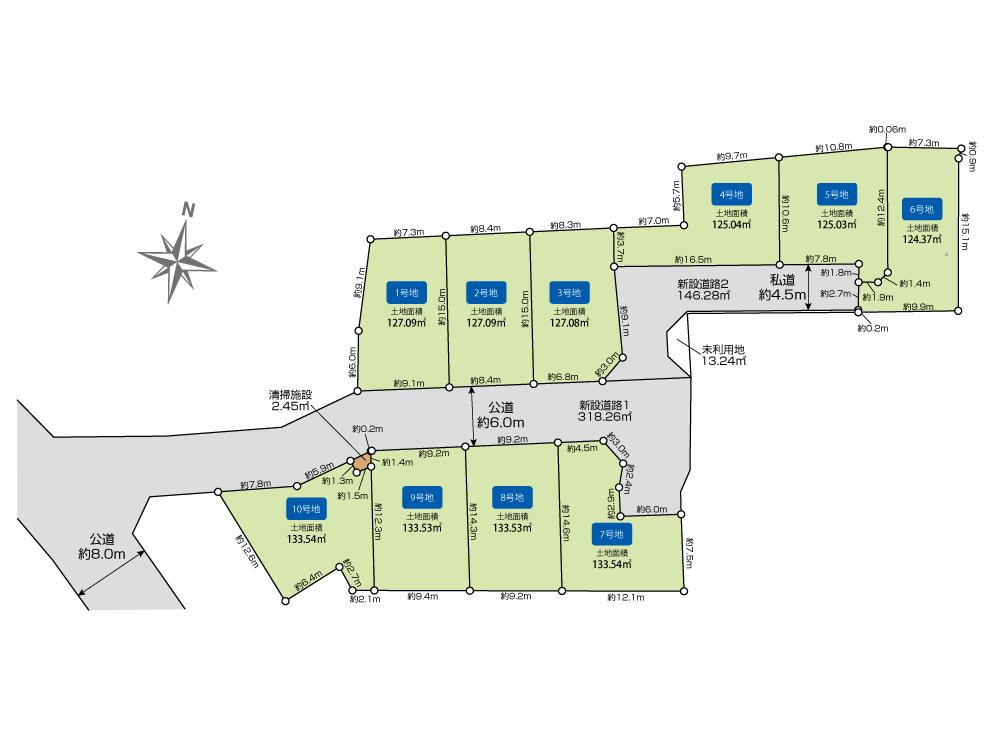 ブルーミングガーデン清瀬市旭が丘６丁目１０棟の見取り図