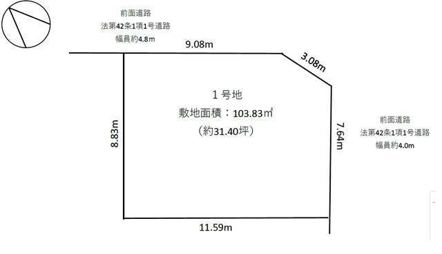 リナージュ神戸市垂水区西舞子５丁目０１期の見取り図