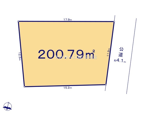 グラファーレ4381前橋市駒形町３期１棟の見取り図