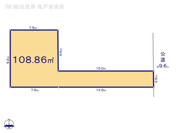 ハートフルタウン葛飾区水元5丁目30番の見取り図