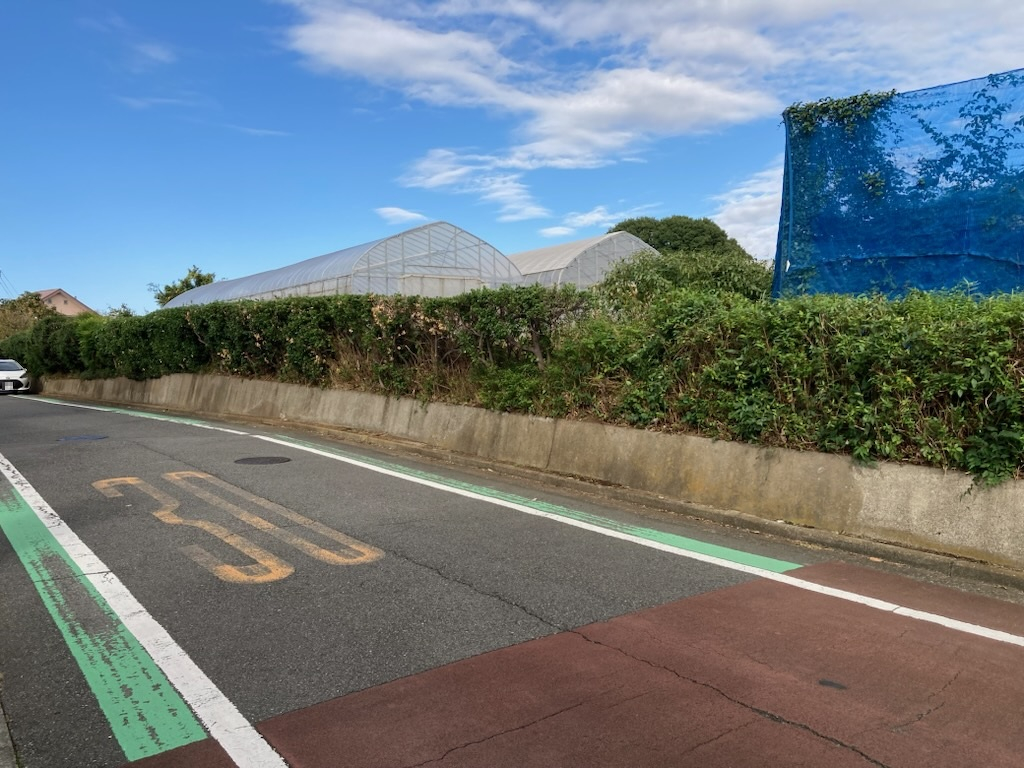 【現地土地写真】 全13区画の新たな分譲地が誕生。建築条件無しのため、お好きなハウスメーカーや工務店にて、建築プランを決めることができます。/2025年11月撮影