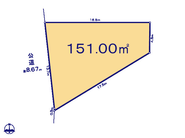グラファーレ4348春日部市一ノ割５期２棟の見取り図