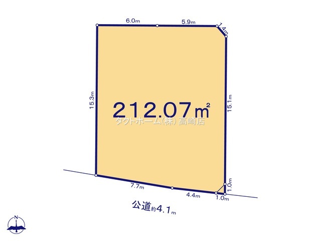 グラファーレ4381玉村町板井５棟の見取り図