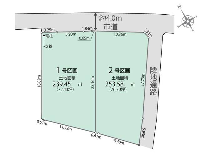 リナージュ佐野市高萩町０１期の見取り図