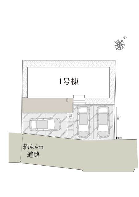 リナージュネクスジー青梅市梅郷５丁目０１期の見取り図