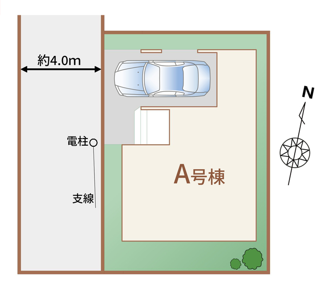 ハートフルタウン吉川市栄町1582番の見取り図