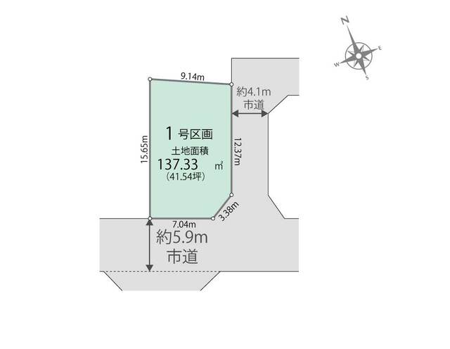 リナージュ下野市駅東４丁目０１期の見取り図