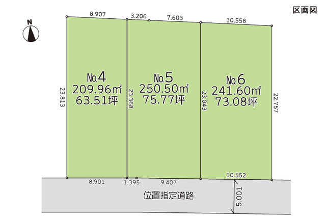 リナージュネクスジー伊勢崎市小泉町０１期の見取り図