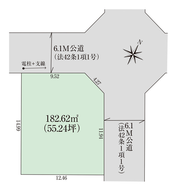 グラファーレ4489木津川市南加茂台１棟の見取り図