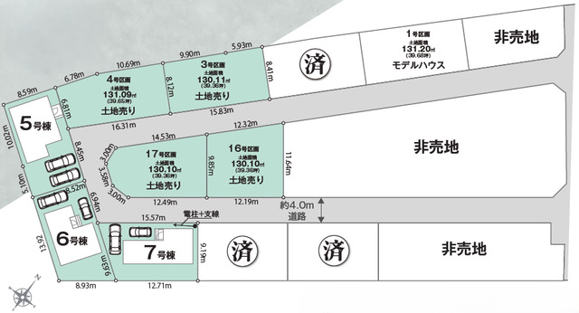 リナージュネクスジー入間東藤沢６丁目　第１期の見取り図