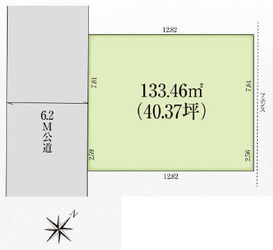 グラファーレ4482川越市中台４期１棟の見取り図