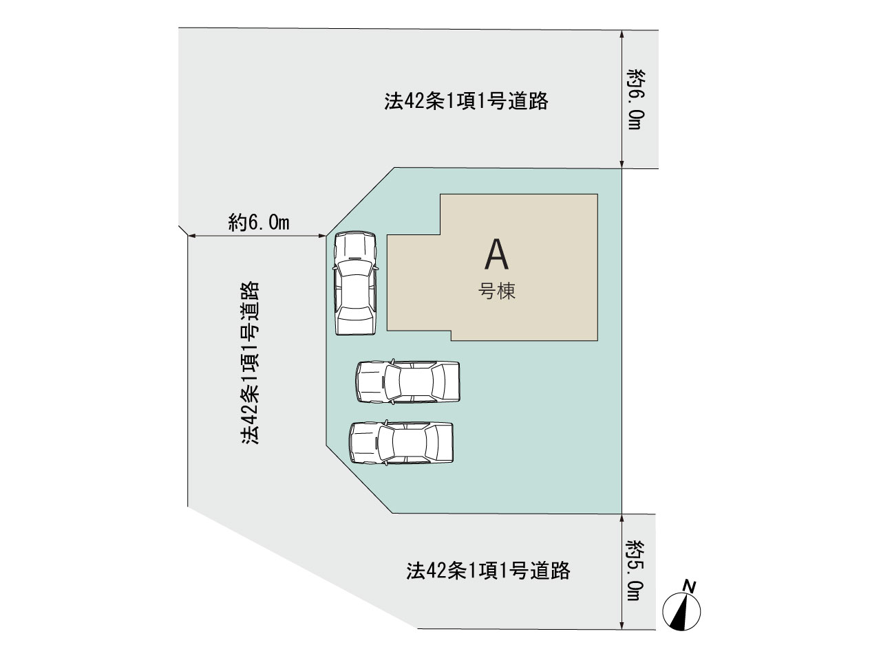 ハートフルタウン椿山1丁目2523番の見取り図