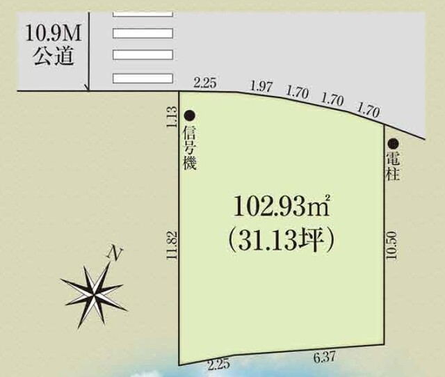 グラファーレ4441松戸市竹ヶ花６期１棟の見取り図